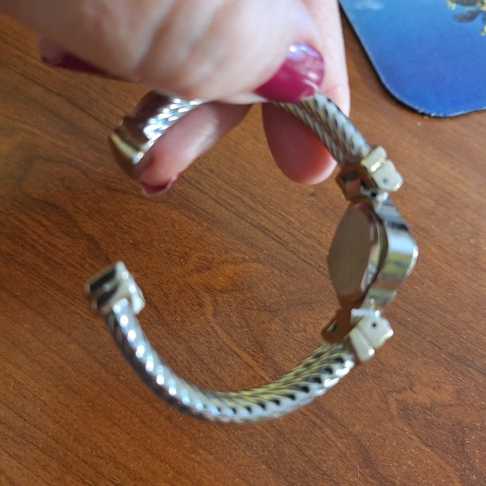 Collezio Abalone Cuff Watch